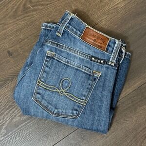 Lucky Brand Sofia Boot Ankle Jeans Womens 4 27 Medium Wash Blue Denim Stretch